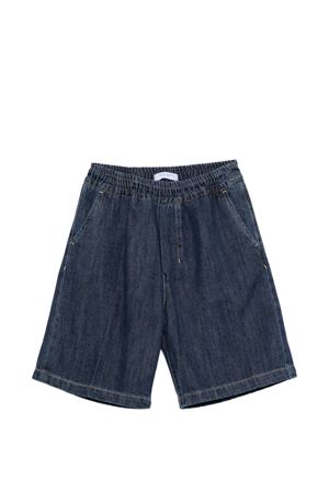 elasticated denim shorts PAOLO PECORA KIDS | PP4375BLU